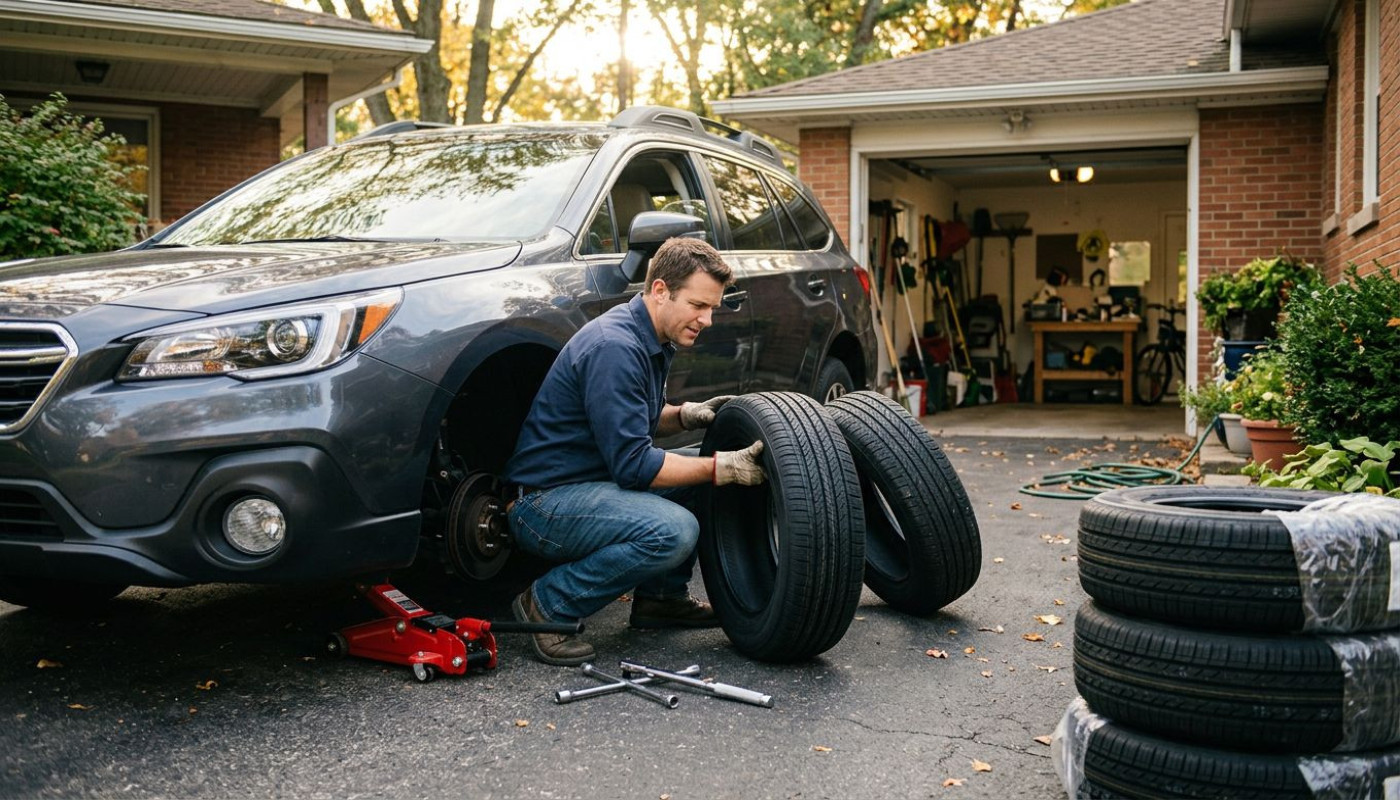 Est-il avantageux de changer ses pneus à la maison ?
